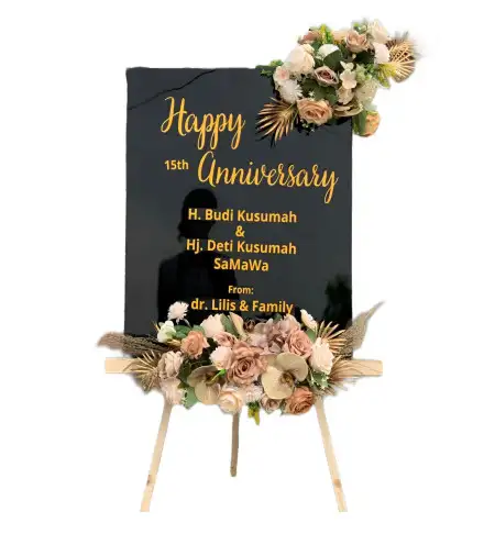 Papan Bunga Akrilik Pancaregang